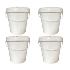 Pote Plastico Para Guardar Whey 3.6L - 4 Pçs