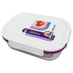 Pote Hermético Com Trava 1.4 L 16X20X7Cm 0573 Uninjet