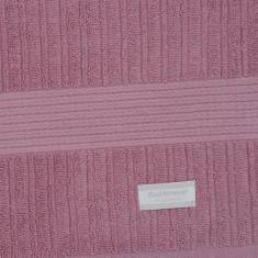 Jogo de Toalhas Buddemeyer Fio Penteado Canelado Banho Rosa Blush 2 Peças