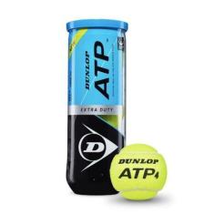 Bola de Tênis Dunlop atp - Tubo c/ 3 Bola