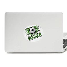 Adesivo de notebook com emblema de vinil verde futebol futebol esportivo