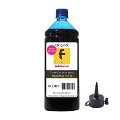 Tinta para impressora HP compatível Cyan Formulabs 1L