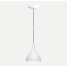 Luminária Pendente Gota em Alumínio - Cor Branca - Estillo E Luz, Bivo