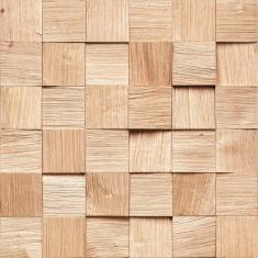 Papel de Parede Madeira Cubos Adesivo 3D 2,7x0,57m - Quartinhos