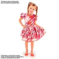 Vestido Festa Junina Infantil de Luxo Para Quadrilha Escola - Fantasia