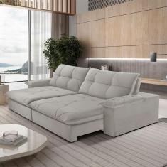 Sofá Gaia Veludo 02 Módulos 80 Cm B25cm Meu Sofá Online B026 Veludo Prata