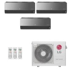 Ar-Condicionado Multi Split Inverter LG 24.000 (2x Evap HW Artcool 9.000 + 1x Evap HW Artcool 12.000) Quente/Frio 220V
