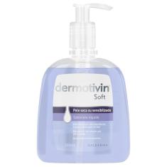 Dermotivin Sabonete Líquido Facial Pele Seca Ou Sensibilizada Soft 300ml