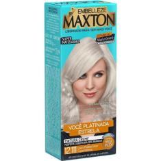 Tintura Creme Embelleze Maxton 12.111 Louro Platina Cinza Super Intens