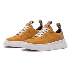 Tênis Casual Masculino Colter Couro Masculino-Masculino