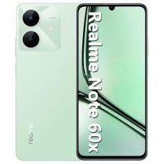 Celular Realme Note 60x 3GB RAM 64GB ROM 6.74" 90Hz Batteria da 5000mAh Android 14 Dual SIM (Verde)
