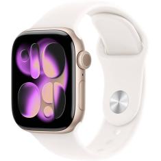 Apple Watch Series 11 de alumínio - 46 MM - Ouro rosa - Esportiva