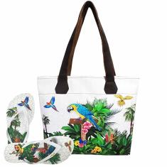 Bolsa Com Chinelo Feminino Arara Magicc Bolsa