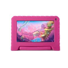 Tablet Kid Pad Wi-Fi Multilaser 32GB Tela 7" Android 11 Go Edition com Controle Parental Rosa – NB379
