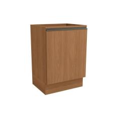 Balcão de Cozinha Modulado Maxxi G742 c/ 1 Porta s/ Tampo 60cm Canela 