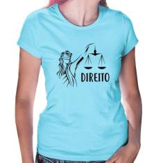 Baby Look Direito - Foca na Moda, Azul bebê, P