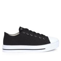 Tênis Feminino Ramarim Casual Lona Preto-Feminino