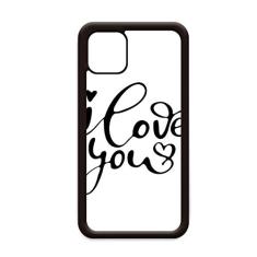 Capa I Love You Heart Citação estilo para iPhone 12 Pro Max para Apple Mini Mobile Case Shell