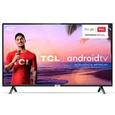 Smart TV LED 40" Full HD TCL 40S6500FS Android, Controle Remoto com Comando de Voz, Google Assistant, HDR, Chromecast Integrado, Bluetooth e HDMI