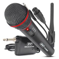 MICROFONE SEM FIO KNUP ALCANCE 30 METROS