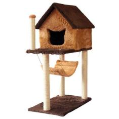 Arranhador para gatos casinha e rede. - A KARA DO GATO