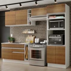 Cozinha Completa Cristal Armário e Balcão (sem Tampo E Pia) - MADESA