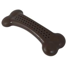 Osso de Nylon Pet Qwerks Flavorit Barkbone Pasta de Amendoim para Cachorro