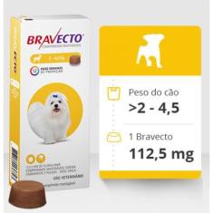Bravecto Comprimido Para Cães De 2 A 4,5Kg Msd