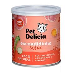 Ração Úmida Pet Delícia Escondidinho Suíno para Gatos Adultos - 320 g