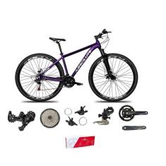 Bicicleta Aro 29 Absolute Nero 5 Kit 2x9 Freio Hidráulico K7 11/40 Pdv 24/38 Suspensão 100mm Trava-Unissex