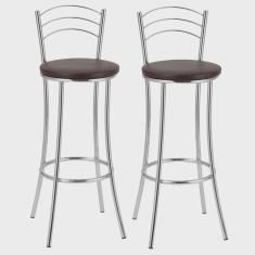 Kit 2 Banquetas Cromadas BC26-A A109