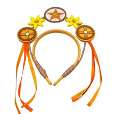 Tiara De Cangaço Fantasia Maria Bonita Festa Junina Infantil Arquinho Cangaceira Arraia Caipira São João Quadrilha