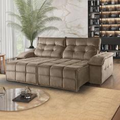 Sofá Retrátil e Reclinável 230cm 4 Lugares M122