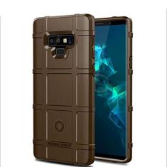 Capa para Samsung Galaxy Note 9, proteção robusta, material TPU de fibra de carbono, macia, antiderrapante macia, anti-impressão digital, capa totalmente protetora para Samsung Galaxy Note 9