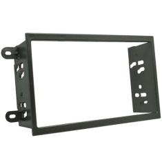 Moldura 2 Din Novo Prisma 2013 à 2018 Cinza Painel Central Multimidia 