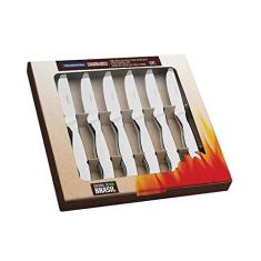 JG.ACO INOX FACAS P/CHURRASCO 6PCS