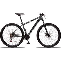 Bicicleta 29 Aluminum Raider 21 Marchas Freio a Disco com Suspensão