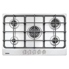 Cooktop A Gás Tramontina New Penta Em Aço Inox E Trempes Em Ferro Fund