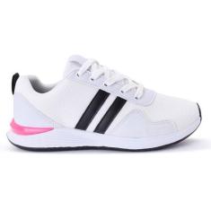 Tênis Feminino Casual Esporte Academia Básico - Phablo Shoes, Branco, 