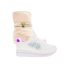 Tenis Infantil Menina e Bota Infantil - KIT 2 PARES Tam 24 ao 34 - sap