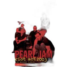 DVD Pearl Jam Riot Act 2003. Orlando, Florida