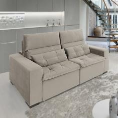 Sofá Retrátil e Reclinável 2 Lugares 240cm Essence Bege
