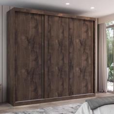 Guarda Roupa Casal Sevilha 3 Portas Correr 6 Gav. - Tonielque Móveis, 