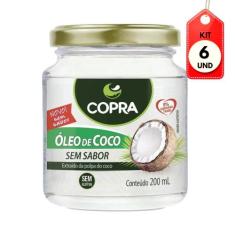 Kit C/06 Copra Óleo De Coco Sem Sabor 200ml