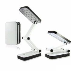 Luminária De Mesa Articulada 24 Leds Recarregável Abajur DPLED-5S LED-