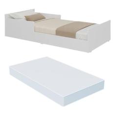 Cama Infantil com Colchão Incluso MP4112 Nina Multimóveis, Branco