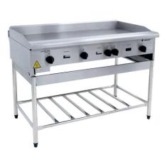 Chapa Americana a Gás 1,20 m Profissional com Pés Baixa Pressão Venânc