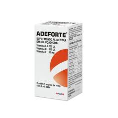 Suplemento Adeforte Solução Oral com 1 Ampola 3ml - Gross