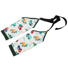 Almofada de Cotovelo para Cachorro, Confortável, 1 par de Capa para Perna Dianteira de Recuperação de Cachorro, Padrão de Carro Pequeno, Protetor de Perna de Poliéster e Algodão