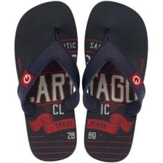 Chinelo Dedo Casual Infantil Cartago 10808-Masculino
